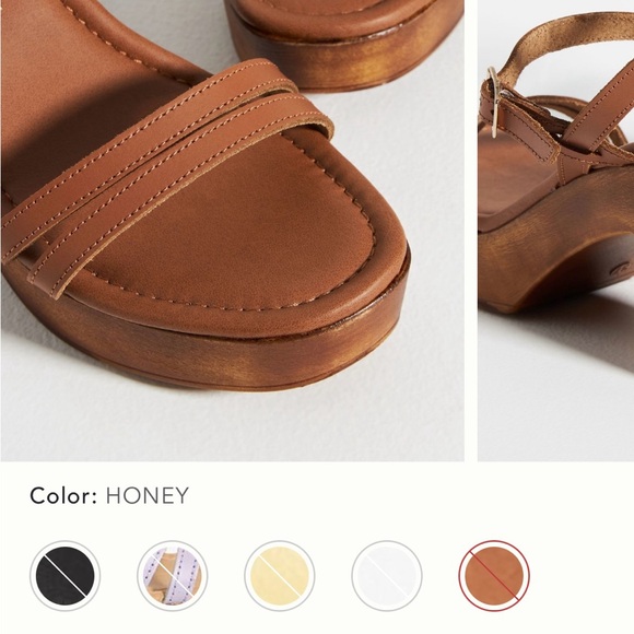 Seychelles Strappy Heeled Clog Sandals - Picture 4 of 5